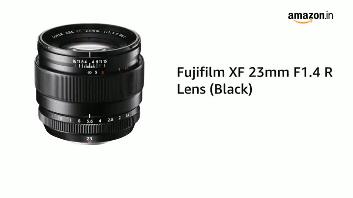 Fujifilm Fujinon XF 23mm F1.4 R Prime Lens - Black : FUJIFILM